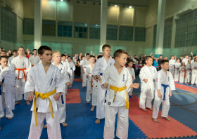 На чемпионате и первенстве края по киокушин встретились более 350 спортсменов