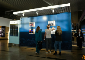 В красноярском аэропорту прошло открытие фотовыставки к Ярыгинскому турниру