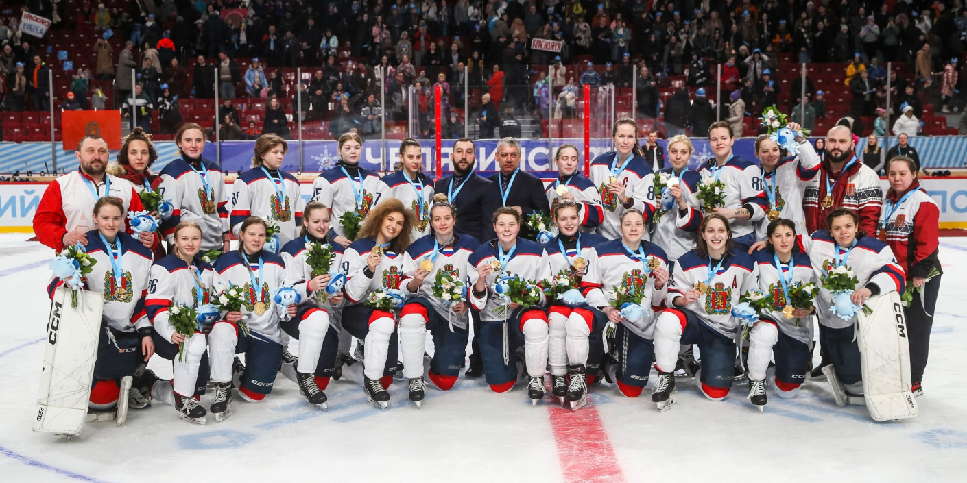 Хоккеистки, командированные КГАУ «ЦСП», стали чемпионками Спартакиады сильнейших