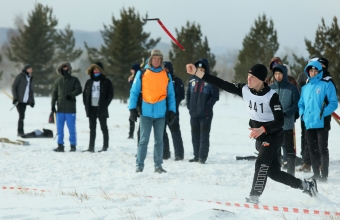В Красноярске прошли краевые соревнования по северному многоборью