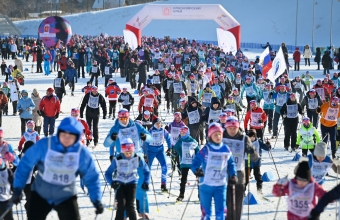 «Лыжня России» собрала более тысячи красноярцев