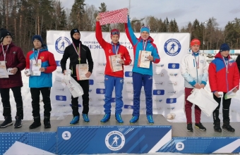 Биатлонисты края – бронзовые призеры Первенства России