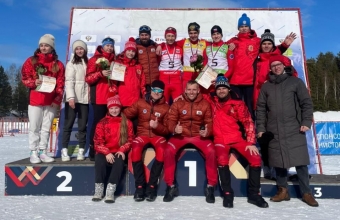 Биатлонисты Красноярского края завоевали три медали первенства страны
