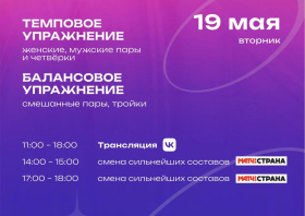 Чемпионат России <br>по спортивной акробатике <br>в Красноярске!
