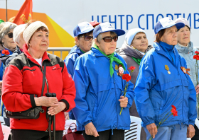 Возложение цветов к памятнику воинам-спортсменам (07.05.2025)