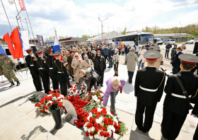 Возложение цветов к памятнику воинам-спортсменам (07.05.2025)