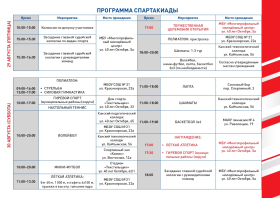 Спартакиада <br>ветеранов спорта <br>(29-31.08.2025)
