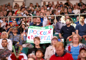 Лига Ставок Большой тур Сборной – 2023: <br>матч Россия – Беларусь <br>(фото: Илья Немков)