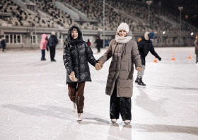 Более 28 000 жителей края вышли на катки 8 января