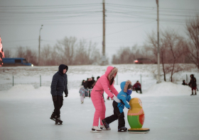 Более 28 000 жителей края вышли на катки 8 января
