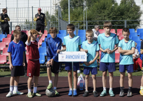 Победители фестиваля детского дворового футбола