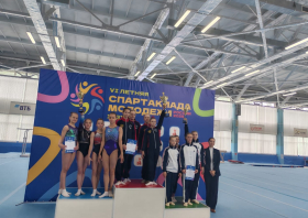 Красноярские гимнастки вышли в финал Спартакиады молодежи России