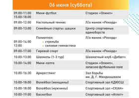 Летние спортивные игры среди муниципальных образований Красноярского края
