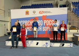 Медали первенства России по вольной борьбе