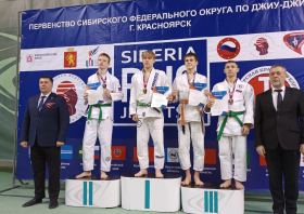 Восемь медалей первенства Сибири по джиу-джитсу