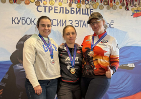 Ружьё. Мишень. Три бронзы