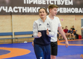 В преддверии Кубка Ивана Ярыгина для школьников проходят мастер-классы по вольной борьбе
