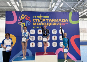Красноярские гимнастки вышли в финал Спартакиады молодежи России