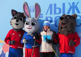 «Лыжня России» собрала <br>1 500 красноярцев