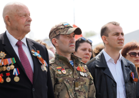 В Красноярске почтили память воинов-спортсменов