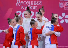 «Весенний кубок»: <br>в Красноярске выступили лучшие гимнастки страны