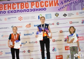В Красноярске завершилось Первенство России по скалолазанию