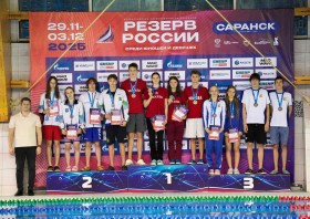 «Резерв России»: <br>10 медалей красноярских пловцов