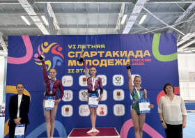 Красноярские гимнастки вышли в финал Спартакиады молодежи России
