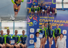 Красноярские гимнастки вышли в финал Спартакиады молодежи России