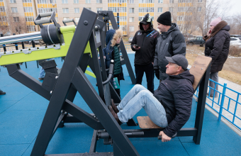 Открытие умной спортивной площадки <br>(г. Минусинск, 08.11.2025)