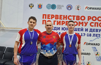 Первенство России по гиревому спорту: серебро и бронза края
