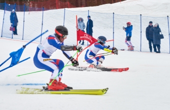 Красноярская горнолыжница завоевала три медали на домашнем первенстве