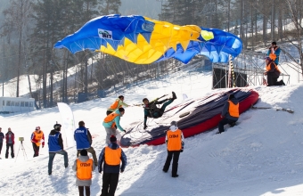 Команда Красноярского края – седьмая в чемпионате России по парашютно-горнолыжному двоеборью