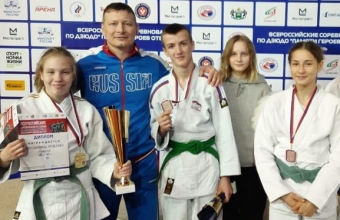 Четыре награды всероссийских соревнований по дзюдо