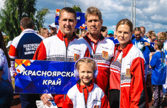 Николаевы из Лесосибирска выступили на всероссийском фестивале ГТО