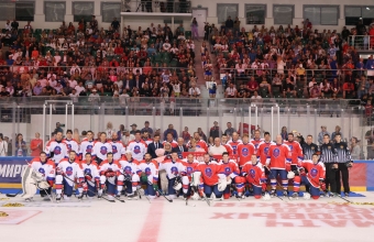 В матче звёзд мирового хоккея победу одержала команда Александра Сёмина – 10:9