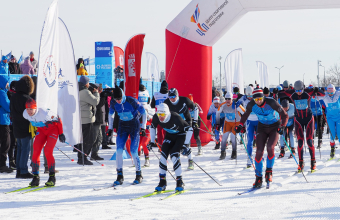 «Лыжня России» собрала <br>1 500 красноярцев