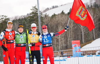 Первенство России по биатлону: три медали красноярцев