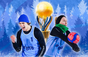 Волейбол на снегу: финал Кубка России в Красноярске