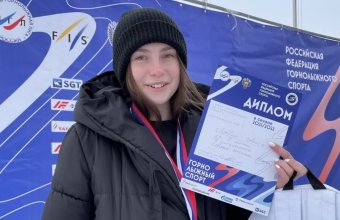 Алиса Литвин и Антон Енджиевский – призеры этапов Кубка России по горнолыжному спорту