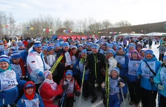 Около трёх тысяч красноярцев приняли участие в «Лыжне России»
